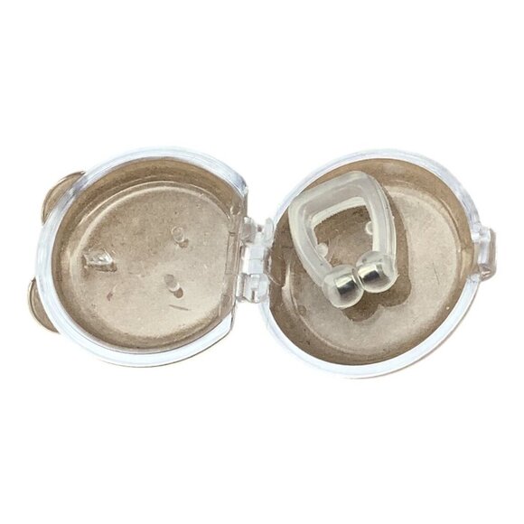 Silicone Clipple Magnetic Anti Snore Nose Clips Stop Snoring Device W/ Case 5 Pk - Picture 3 of 5